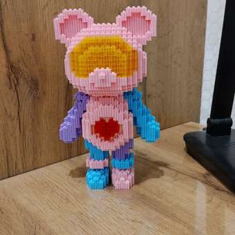 Конструктор Yofun Медведь звездный розовый 955 дет.: отзыв пользователя Детский Мир