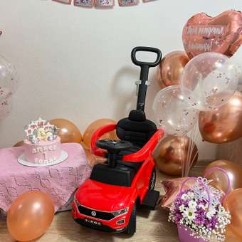 Пушкар BabyCare T-ROC красный с ручкой: отзыв пользователя Детский Мир