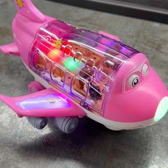 Самолет TrendToys розовый с пассажирами: отзыв пользователя Детский Мир