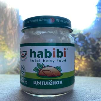 Пюре Habibi Цыпленок с 6 мес 100 г 6 упак.: отзыв пользователя Детский Мир