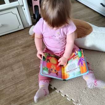 Тактильная развивающая книга игра Бигр Питомцы ТК-7: отзыв пользователя Детский Мир