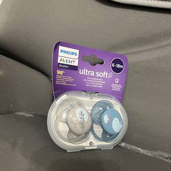 Пустышка Philips Avent силикон ортодонтическая от 6 мес. 2 шт.: отзыв пользователя ДетМир