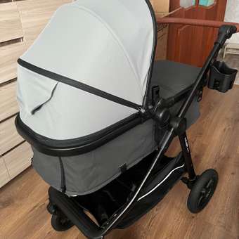 Коляска 2в1 Babyton Sandy Grey серый: отзыв пользователя ДетМир