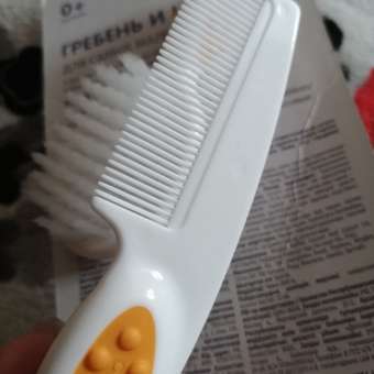 Щетка, расческа BabyGo искусственная щетина: отзыв пользователя ДетМир