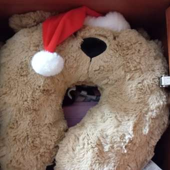 Подушка для путешествий FUTURINO Home Новогодний мишка: отзыв пользователя Детский Мир