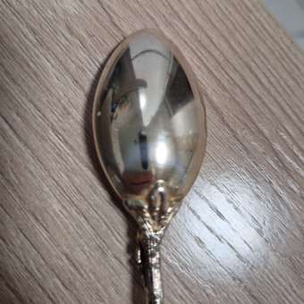 Ложка для кофе Кольчугинский мельхиор Ромашки латунная: отзыв пользователя Детский Мир