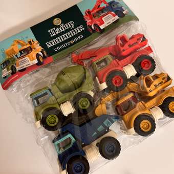 Игровой набор TrendToys Машинки Спецтехника 4 шт: отзыв пользователя Детский Мир