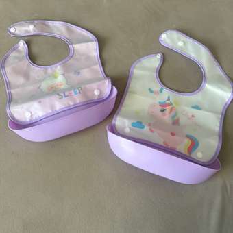 Нагрудник Tobby клеенка 2 шт.: отзыв пользователя Детский Мир