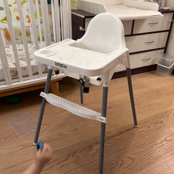 Стульчик для кормления Babyton Snack Time белый: отзыв пользователя Детский Мир