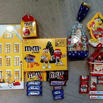 Шоколадный подарочный набор M&Ms & Friends Адвент-календарь 250г: отзыв пользователя ДетМир