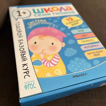 Комплект Школа Семи Гномов Базовый курс 1+. 12 книг - речь, мышление, моторика, окружающий мир: отзыв пользователя Детский Мир