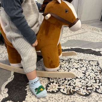 Качалка Нижегородская игрушка Лошадка коричневый: отзыв пользователя Детский Мир