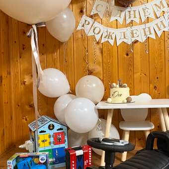 Каталка УМка Синий трактор на веревочке голубой: отзыв пользователя Детский Мир