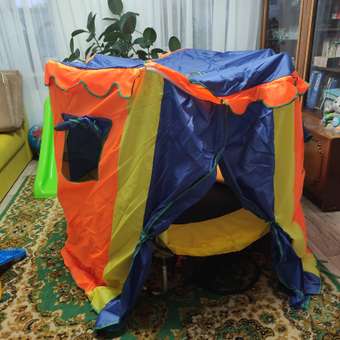 Чехол для батута BABY STYLE Домик модель №2 оксфорд D150: отзыв пользователя Детский Мир