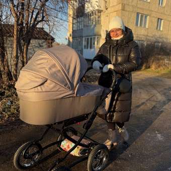 Коляска 2в1 JOVOLA Tessa Classic коричневый: отзыв пользователя Детский Мир