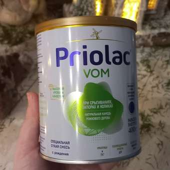 Смесь специализированная Priolac для диетического питания 400г с 0месяцев: отзыв пользователя ДетМир