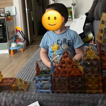 Конструктор Attivio Рай для динозавров магнитный 91 дет.: отзыв пользователя Детский Мир