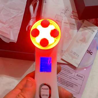 Прибор LUXLIFTING RF-лифтинг, EMS, микротоки, LED, увлажнение: отзыв пользователя Детский Мир