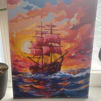Алмазная мозаика Art on Canvas Алые паруса в ассортименте: отзыв пользователя Детский Мир
