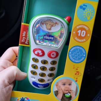 Игрушка Chicco телефон с фотокамерой: отзыв пользователя ДетМир
