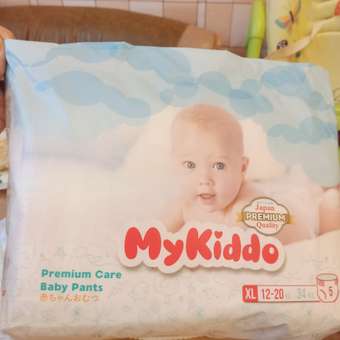 Трусики MyKiddo Premium XL (12-20 кг) 34 шт.: отзыв пользователя Детский Мир