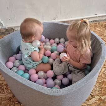 Сухой бассейн Boobo.kids 3см_85*30 серый: отзыв пользователя Детский Мир