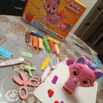 Тесто для лепки Attivio Ветеринар для кошечки 10 цв.: отзыв пользователя ДетМир