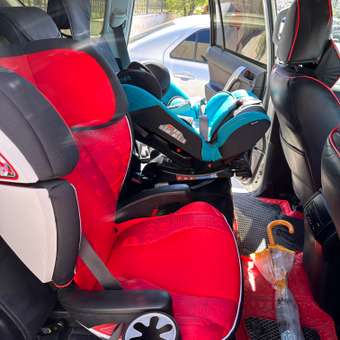 Автокресло Babyton Comfort Fix Isofix 2/3 (15-36 кг) красный: отзыв пользователя Детский Мир