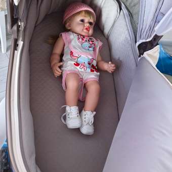 Коляска 2в1 Amarobaby Motus Premium Ecco Exclusive бежевый: отзыв пользователя Детский Мир