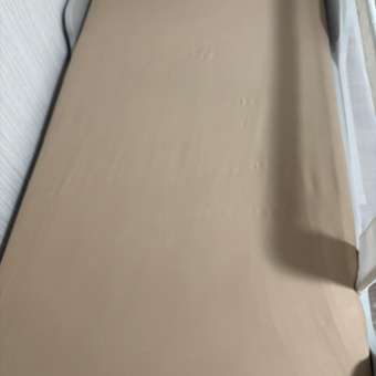 Простыня Mrs.Stretch Mr.Jersy Какао 80 x 160 см на резинке 1 шт.: отзыв пользователя Детский Мир