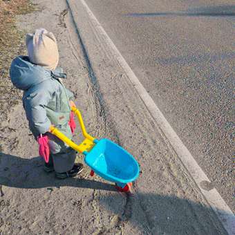 Песочный набор ZEBRA Тачка Дачник 5 предм.: отзыв пользователя Детский Мир