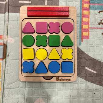 Игрушка Alatoys сортер Фигуры: отзыв пользователя Детский Мир