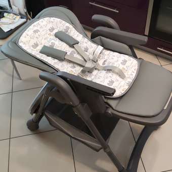 Стульчик для кормления Babyton Sweet Meals Grey серый: отзыв пользователя ДетМир