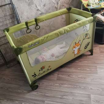 Манеж Babyton Play box Green: отзыв пользователя ДетМир