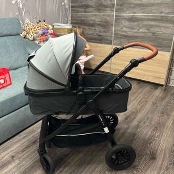 Коляска 2в1 Babyton Sandy Grey серый: отзыв пользователя ДетМир
