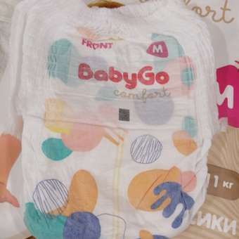 Трусики BabyGo Comfort M (6-11 кг) 58 шт.: отзыв пользователя ДетМир