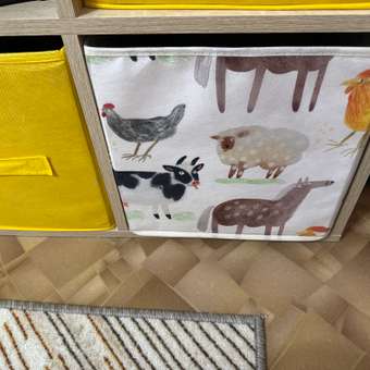 Коробка для хранения FUTURINO Home Ферма: отзыв пользователя Детский Мир