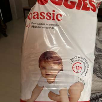Подгузники Huggies Classic 4 (7-18 кг) 68 шт.: отзыв пользователя ДетМир