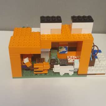 Конструктор LEGO Minecraft Лисья хижина 193 дет.: отзыв пользователя ДетМир