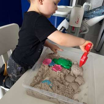 Кинетический песок Attivio 1 кг (песочный): отзыв пользователя ДетМир