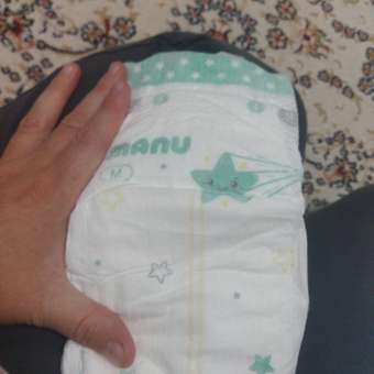 Подгузники MANU M (6-11 кг) 82 шт.: отзыв пользователя Детский Мир