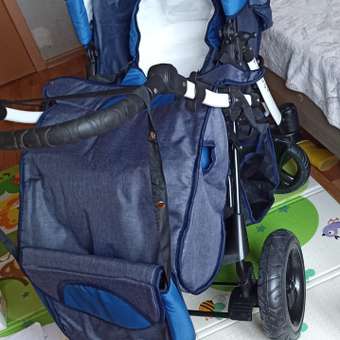 Коляска трансформер Babyton Pillo OX Denim-Blue: отзыв пользователя ДетМир