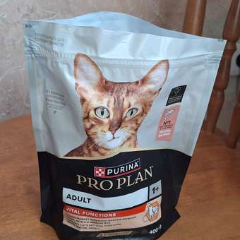 Корм сухой для кошек PRO PLAN VITAL FUNCTIONS 400г с лососем: отзыв пользователя. Зоомагазин Зоозавр
