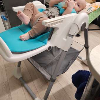 Стульчик для кормления Babyton Pretty Friends Turquoise голубой: отзыв пользователя Детский Мир
