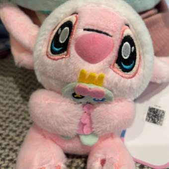 Игрушка мягкая Stitch Foooodies на цепочке розовый: отзыв пользователя Детский Мир