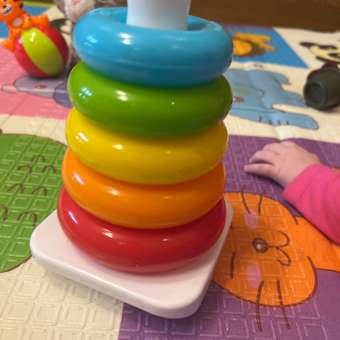 Игрушка Fisher Price пирамидка Складывай и толкай: отзыв пользователя ДетМир