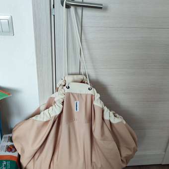 Мешок коврик для игрушек на завязках TSARDANY L beige/white: отзыв пользователя Детский Мир