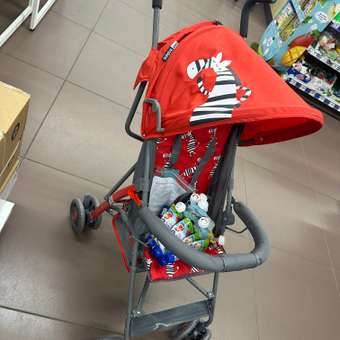 Коляска прогулочная Babyton Zoo Red: отзыв пользователя ДетМир