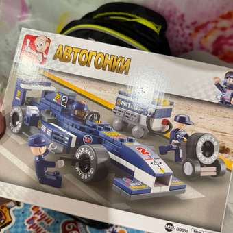 Конструктор SLUBAN Гоночный автомобиль 196 дет.: отзыв пользователя Детский Мир