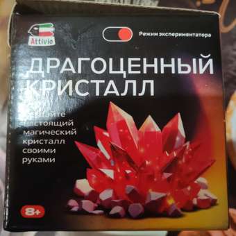Набор для опытов Attivio Драгоценный кристалл Красный: отзыв пользователя Детский Мир